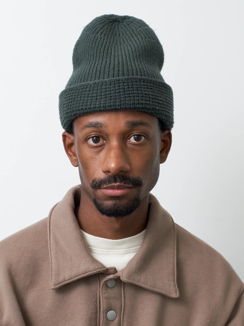 Namu Shop - paa Combo Stitch Beanie - Deep Hunter