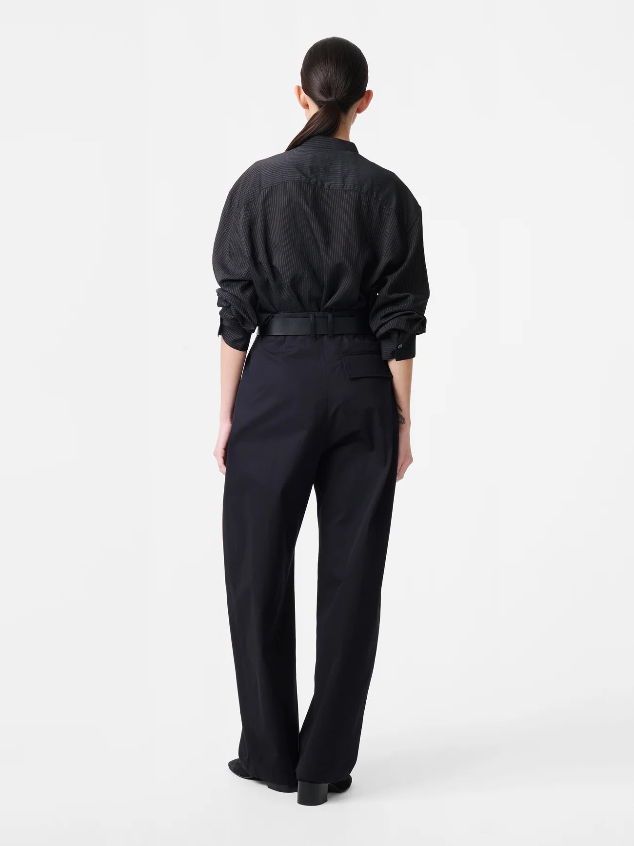 Namu Shop - Studio Nicholson ACUNA Trousers - Darkest Navy