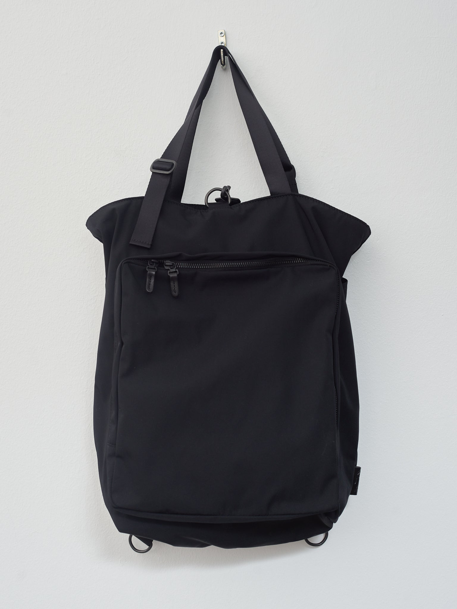 Namu Shop - Amiacalva Gabardine Two-Way Backpack - Black