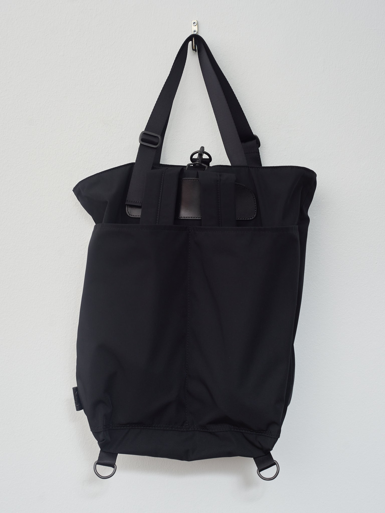 Namu Shop - Amiacalva Gabardine Two-Way Backpack - Black