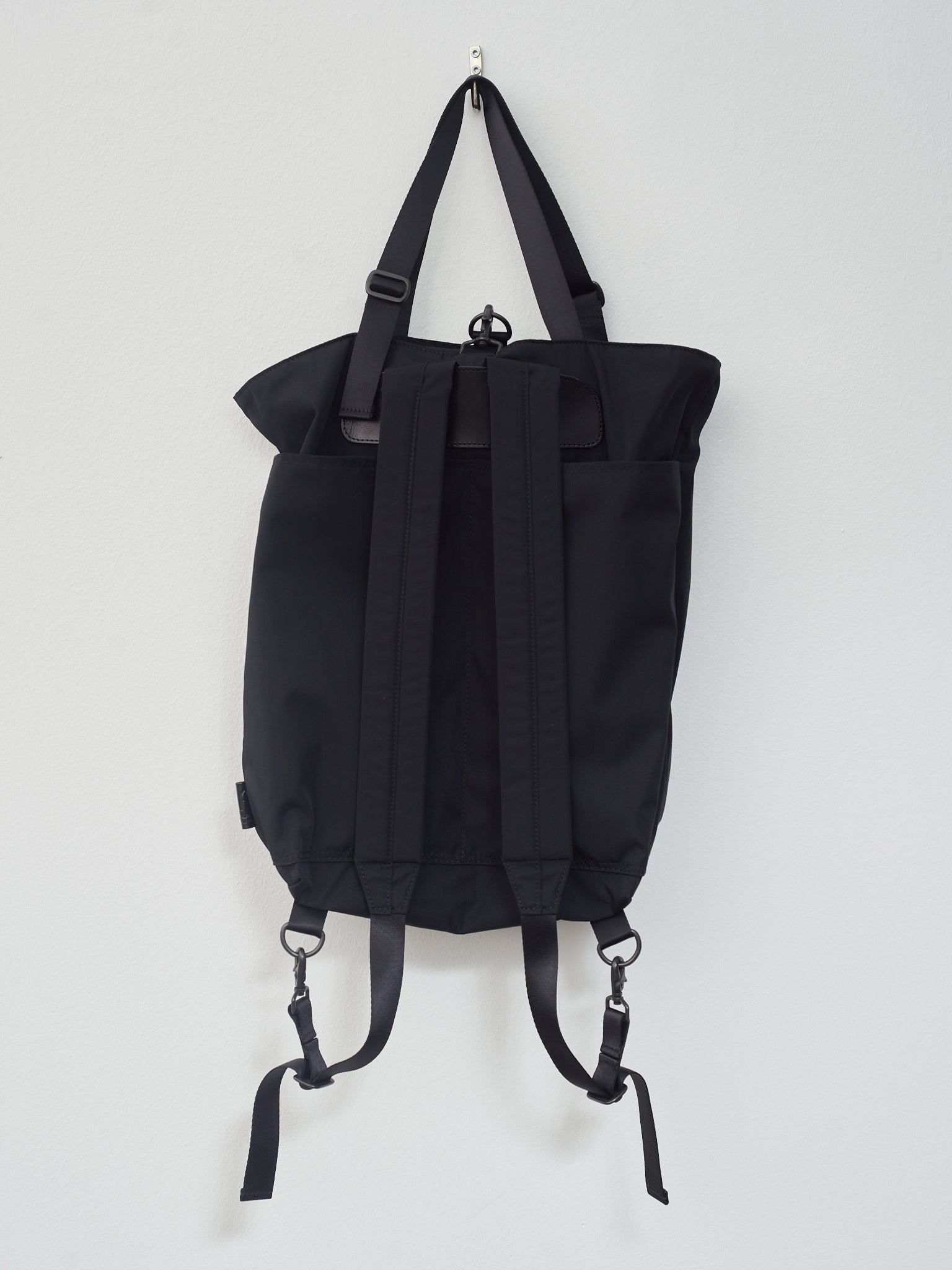 Namu Shop - Amiacalva Gabardine Two-Way Backpack - Black