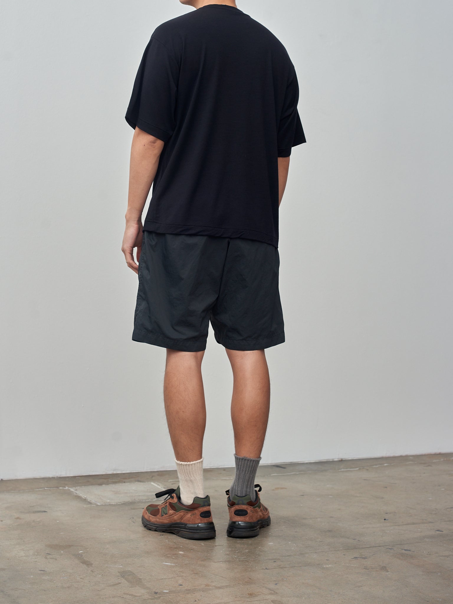 Namu Shop - Kaptain Sunshine Super Soft Merino Tenijiku Halfsleeve Tee - Navy
