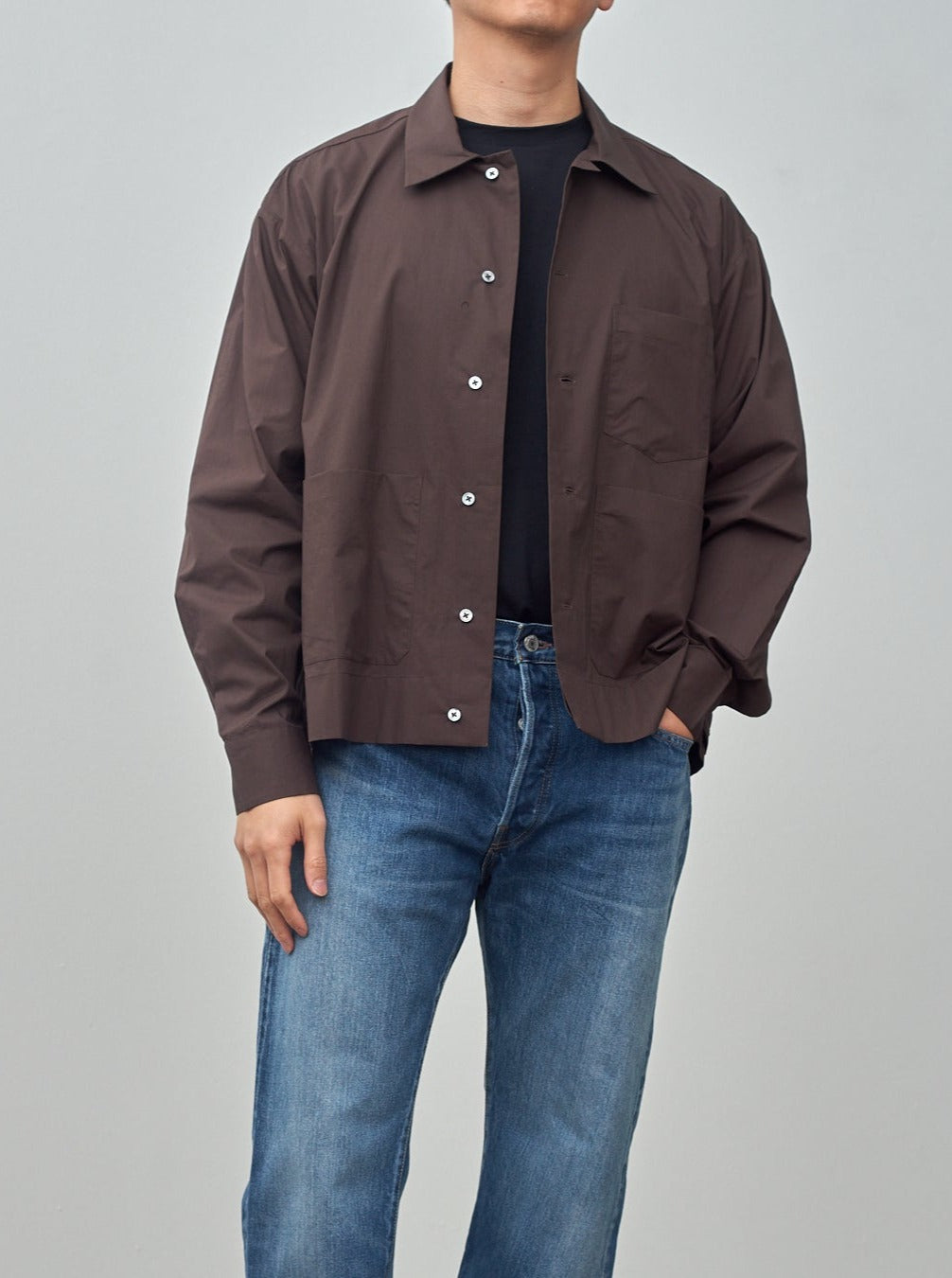 Namu Shop - Jan Machenhauer Frank Shirt - Espresso