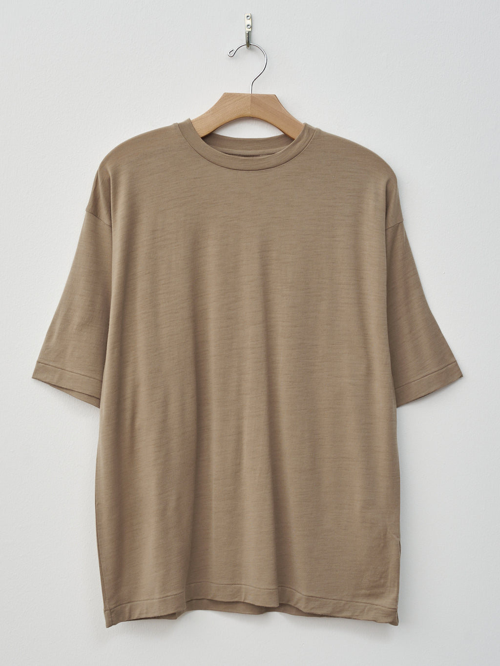 Namu Shop - Kaptain Sunshine Super Soft Merino Tenijiku Halfsleeve Tee - Beige