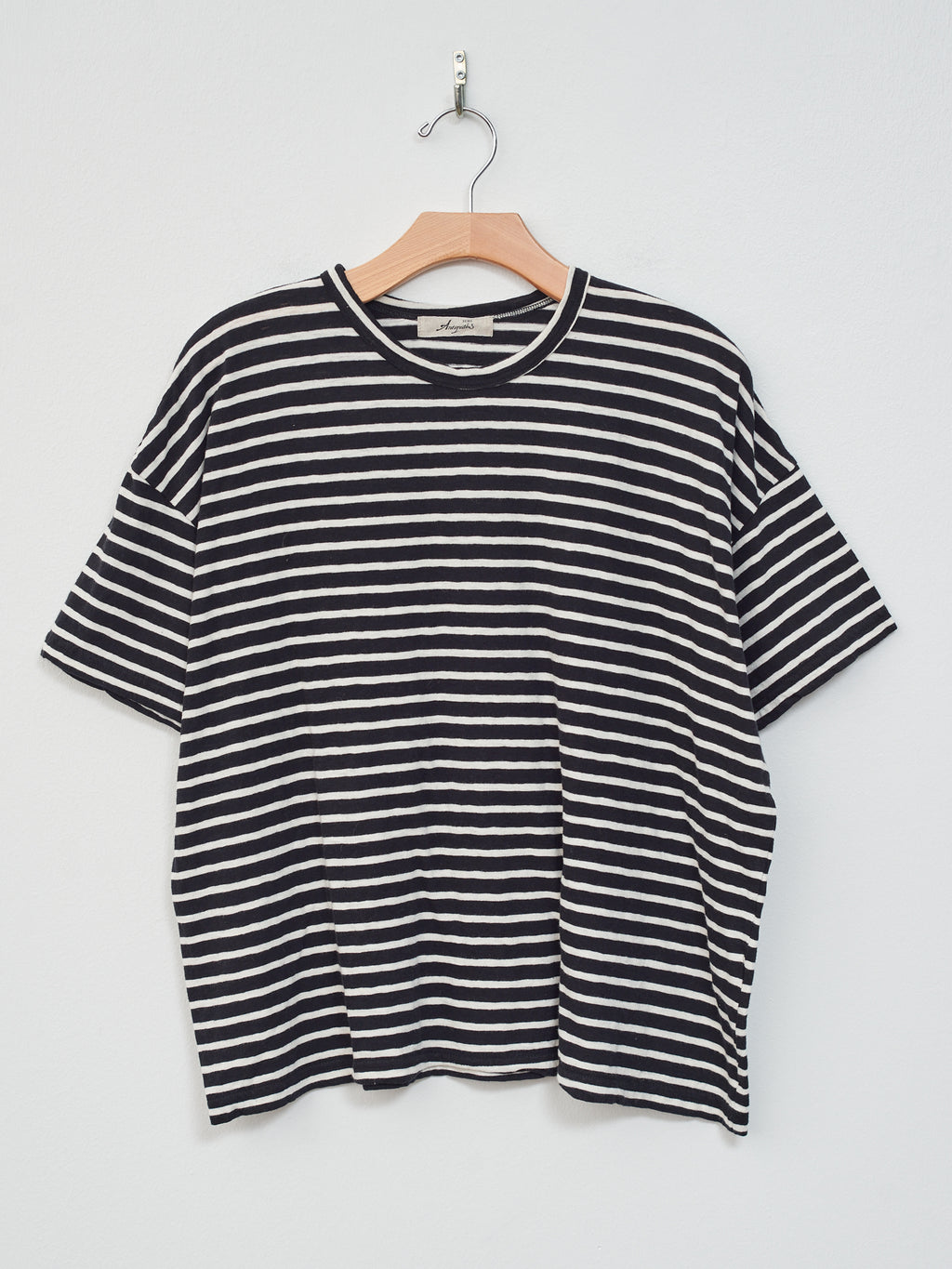 Namu Shop - Ichi Stripe T-Shirt  - Black/Natural