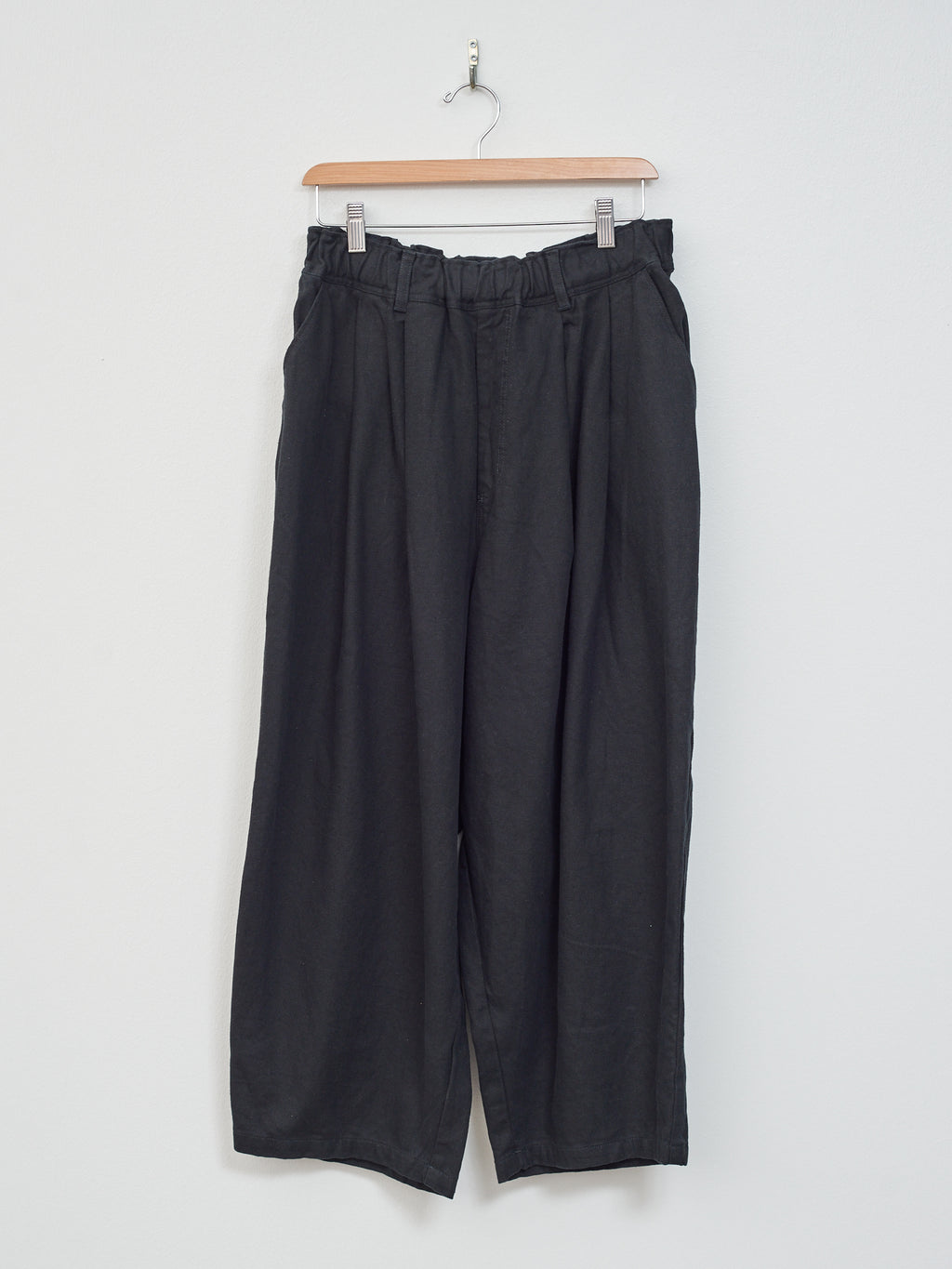 Namu Shop - Ichi Cotton Linen Pants - Black