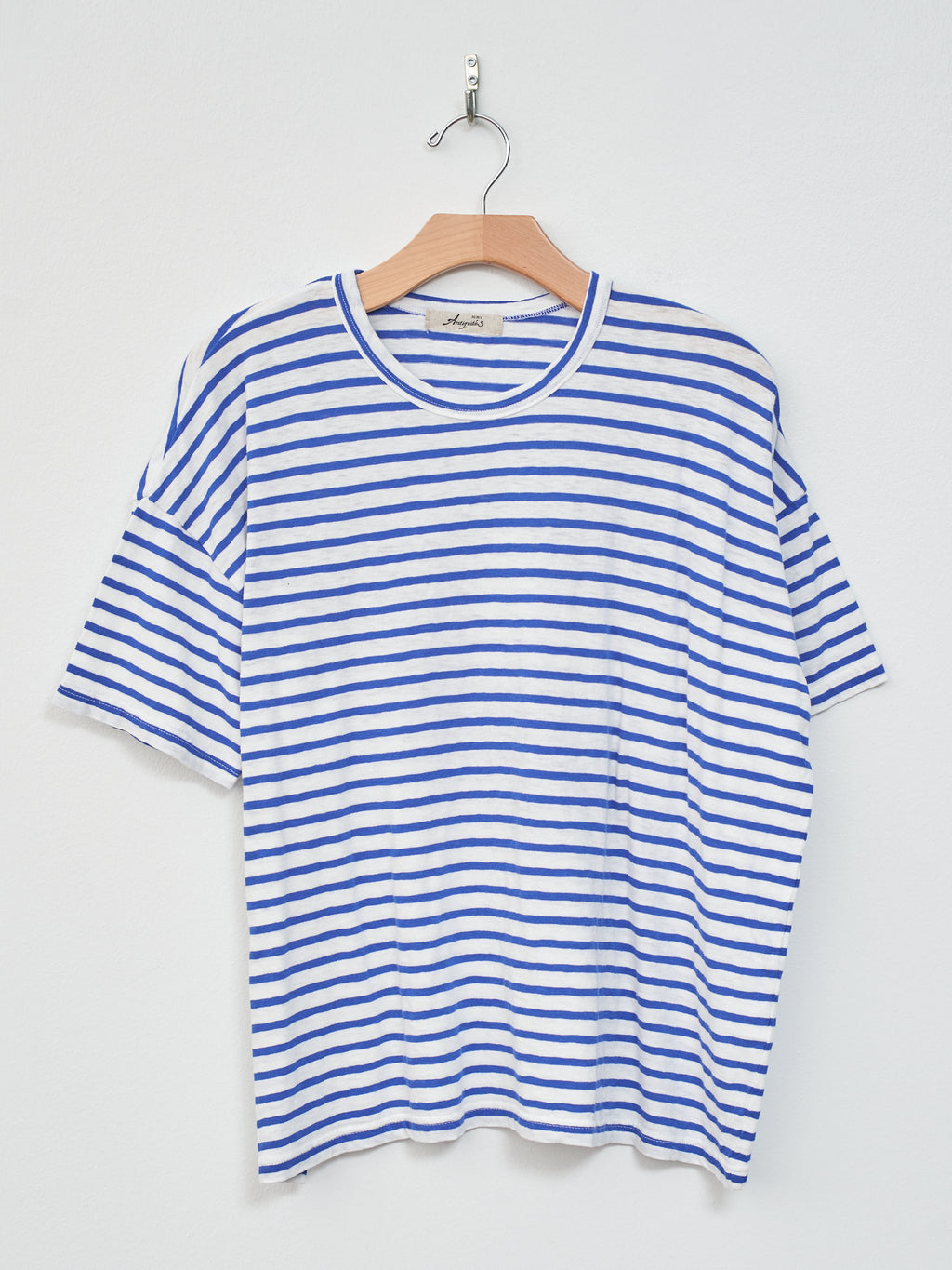 Namu Shop - Ichi Stripe T-Shirt - White/Royal