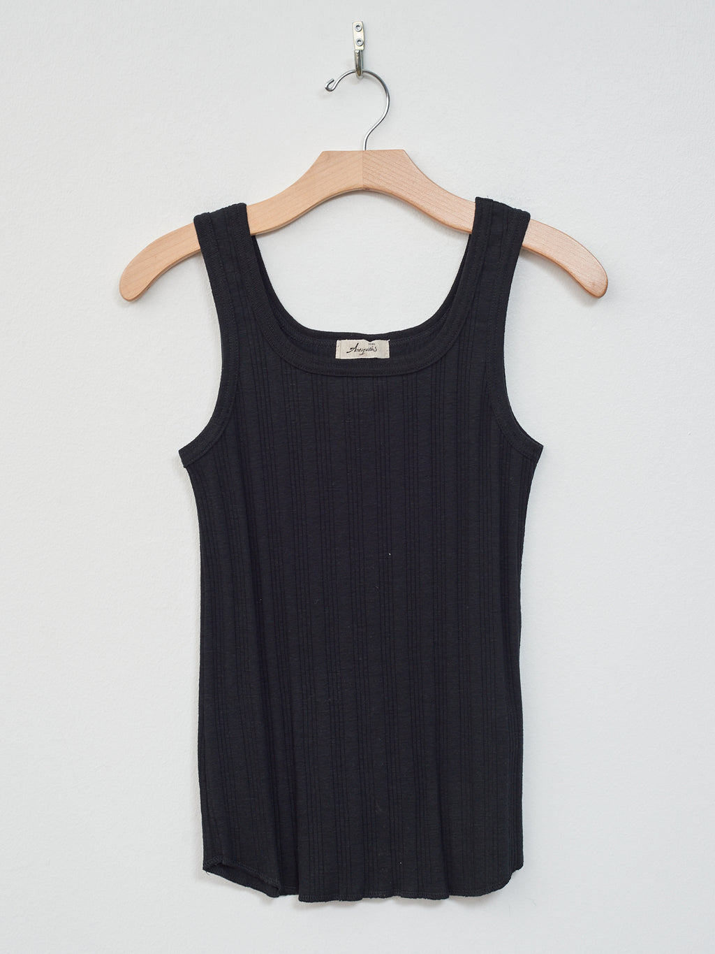 Namu Shop - Ichi Vintage Cotton Stripe Tanktop - Black