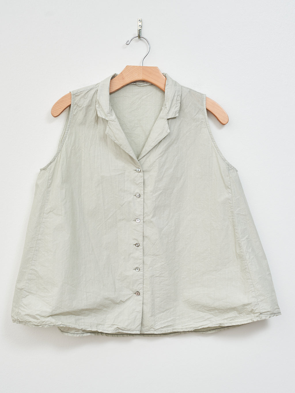 Namu Shop - Album di Famiglia Sleeveless Collar Shirt TC - Almond