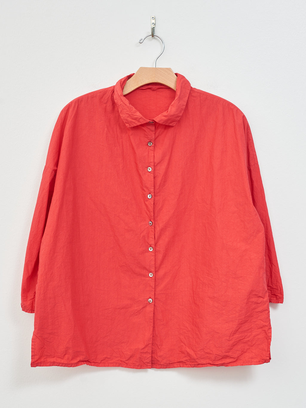 Namu Shop - Album di Famiglia Short Collar Shirt TC - Poppy Red
