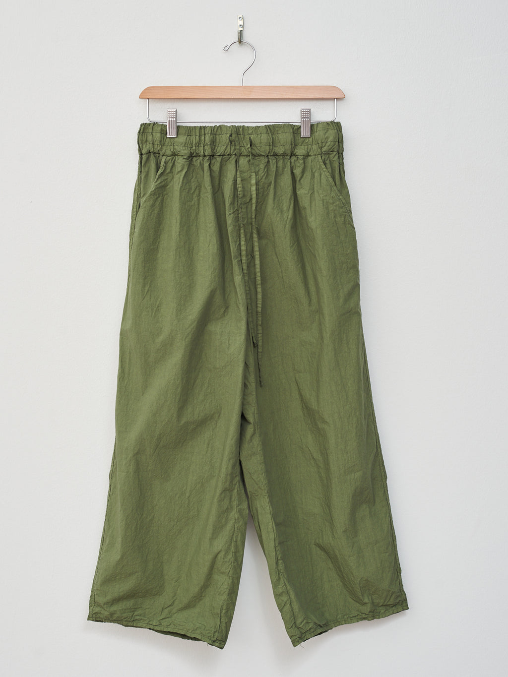 Namu Shop - Album di Famiglia Wide & Short Trousers TC - Green Lawn