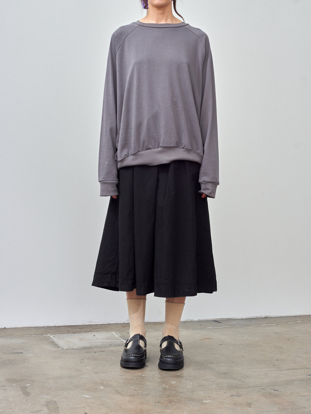 Namu Shop - Veritecoeur Long Sleeve Tee - Gray