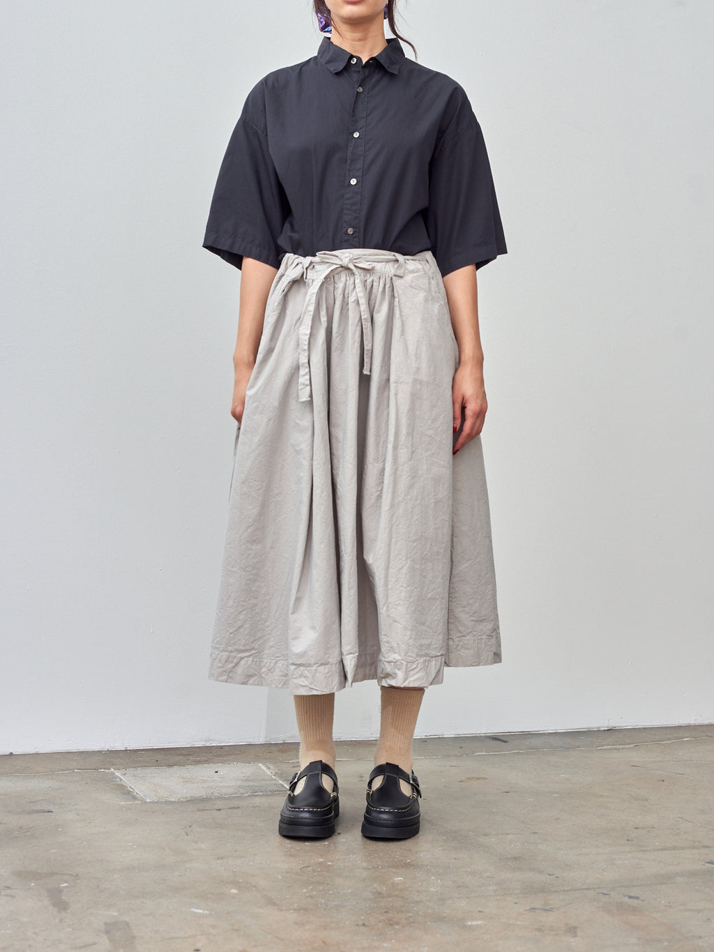 Namu Shop - Veritecoeur Daily Skirt - Smoke Gray