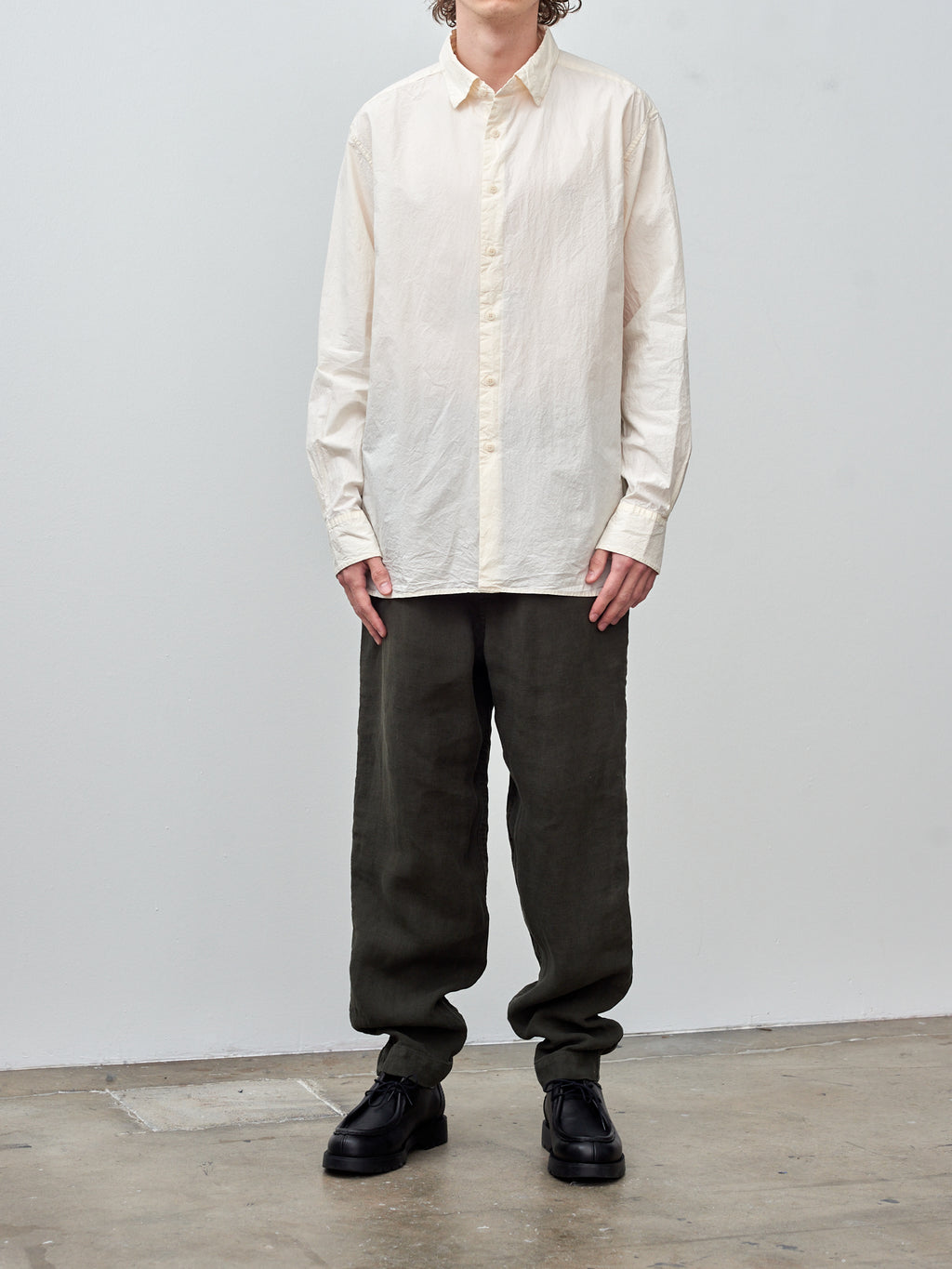 Namu Shop - Casey Casey Big Raccourcie Shirt - Natural