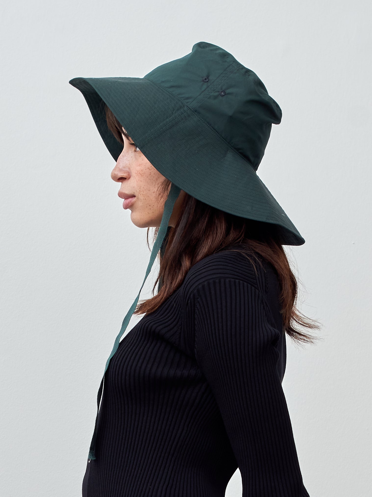 Namu Shop - Yleve Kijima Takayuki Finx Cotton Weather Hat - Dark Green