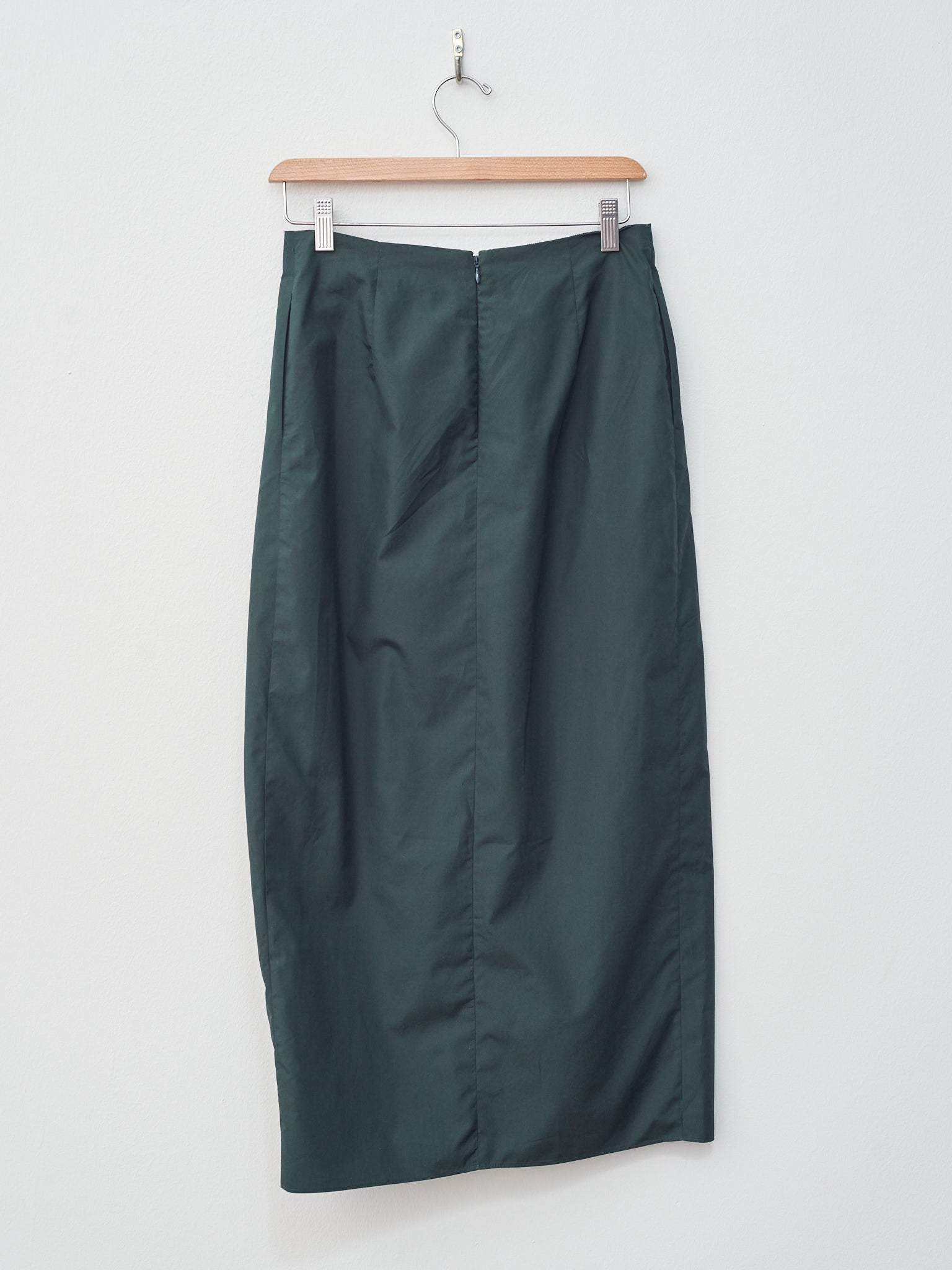 Namu Shop - Yleve Finx Cotton Weather Twist Skirt - Dark Green