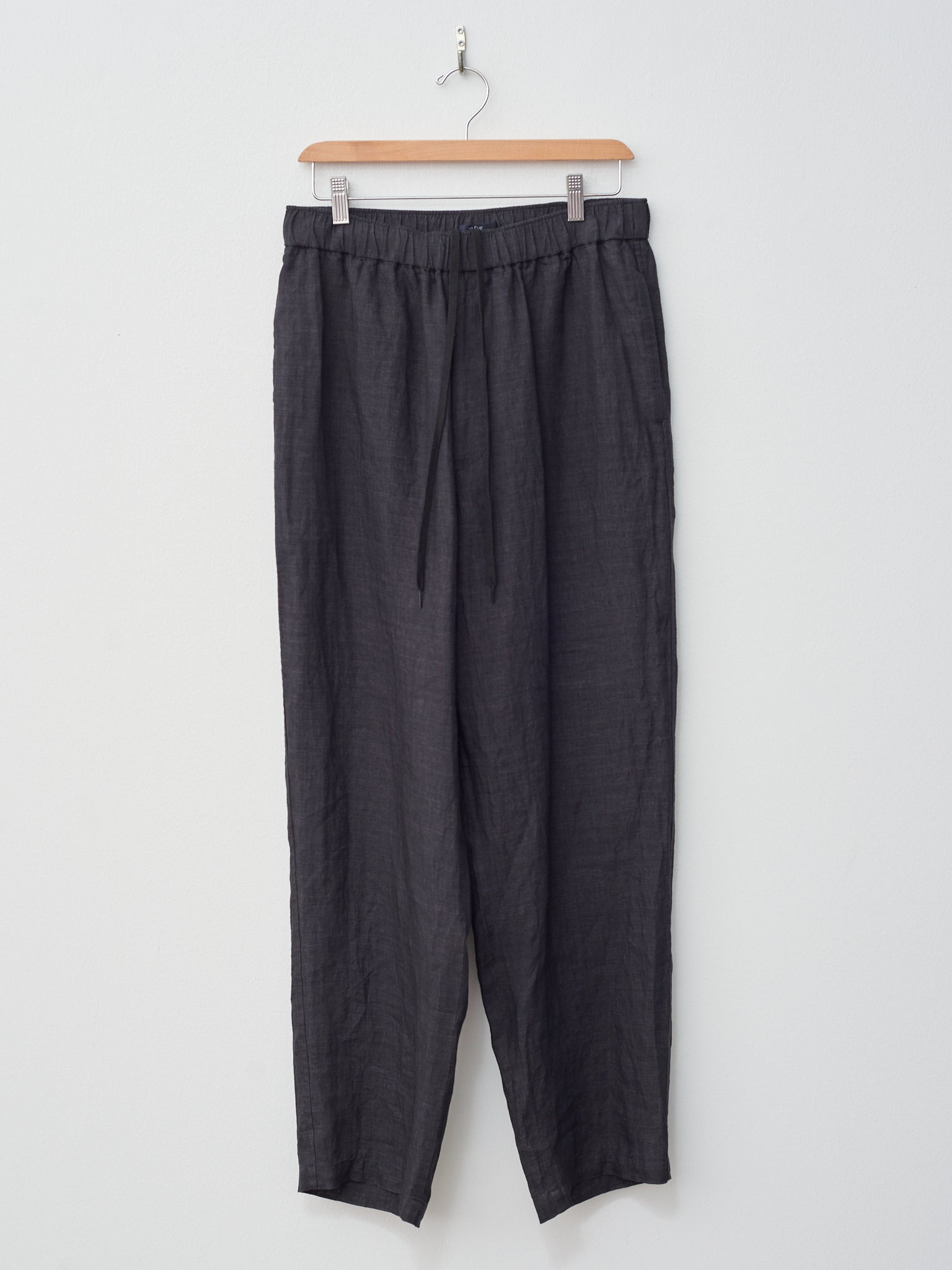 Namu Shop - Yleve Linen Poplin Trouser - Black