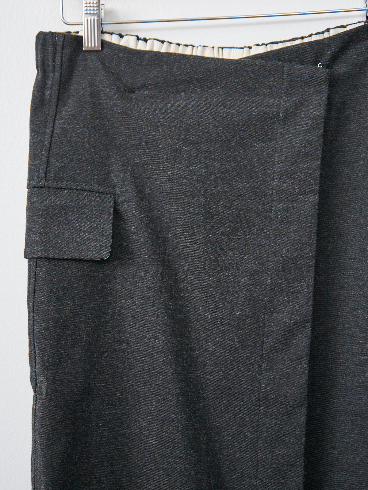 Namu Shop - Album di Famiglia Double Wrap Skirt STW - Slate