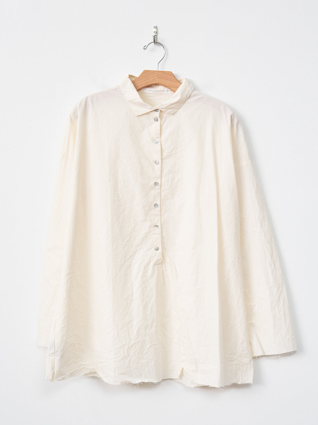 Namu Shop - Album di Famiglia Wrinkled Collar Shirt - Natural