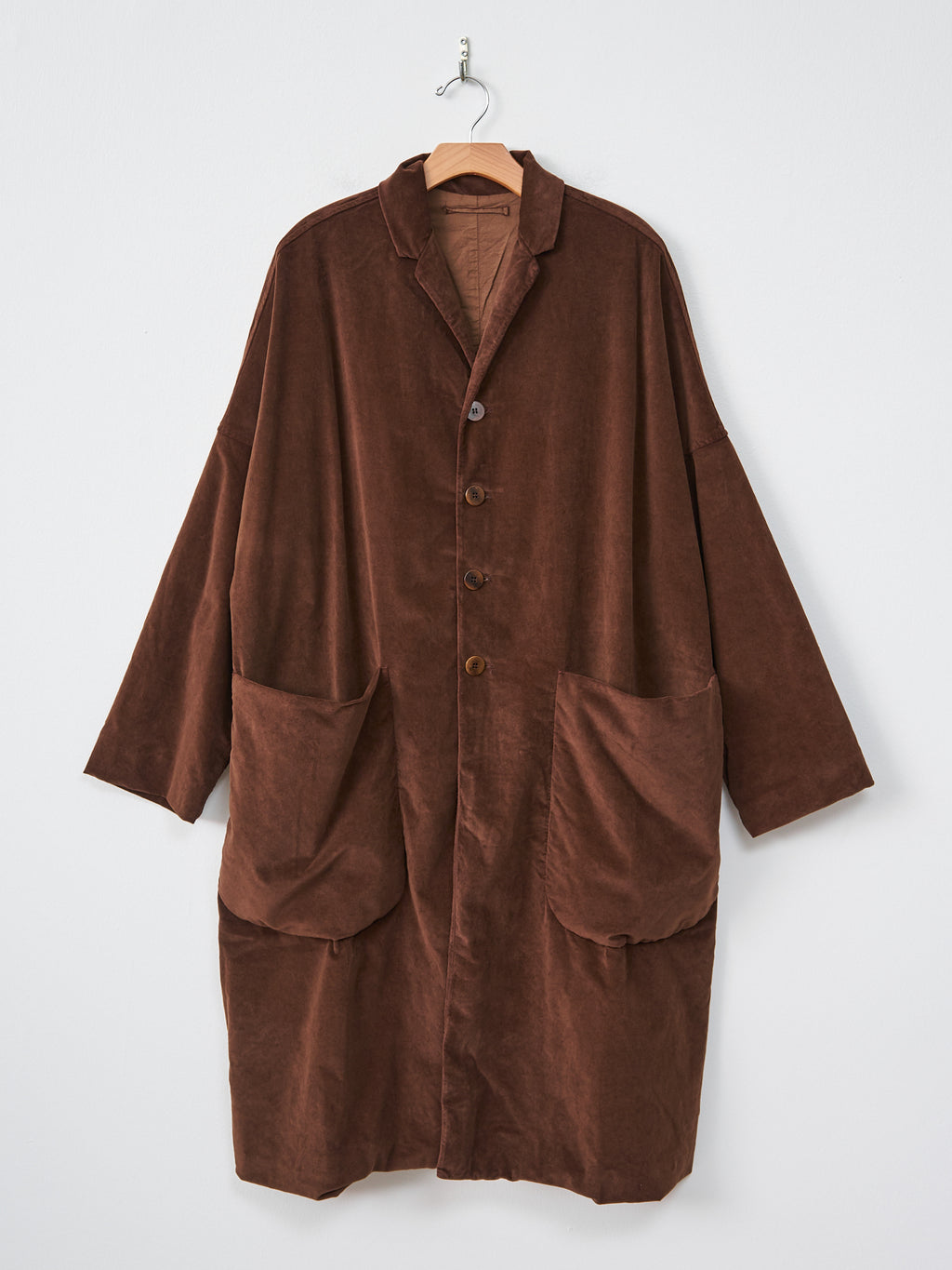 Namu Shop - Album di Famiglia Velvet Loose Coat - Coffee