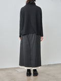 Namu Shop - Album di Famiglia Double Wrap Skirt STW - Slate