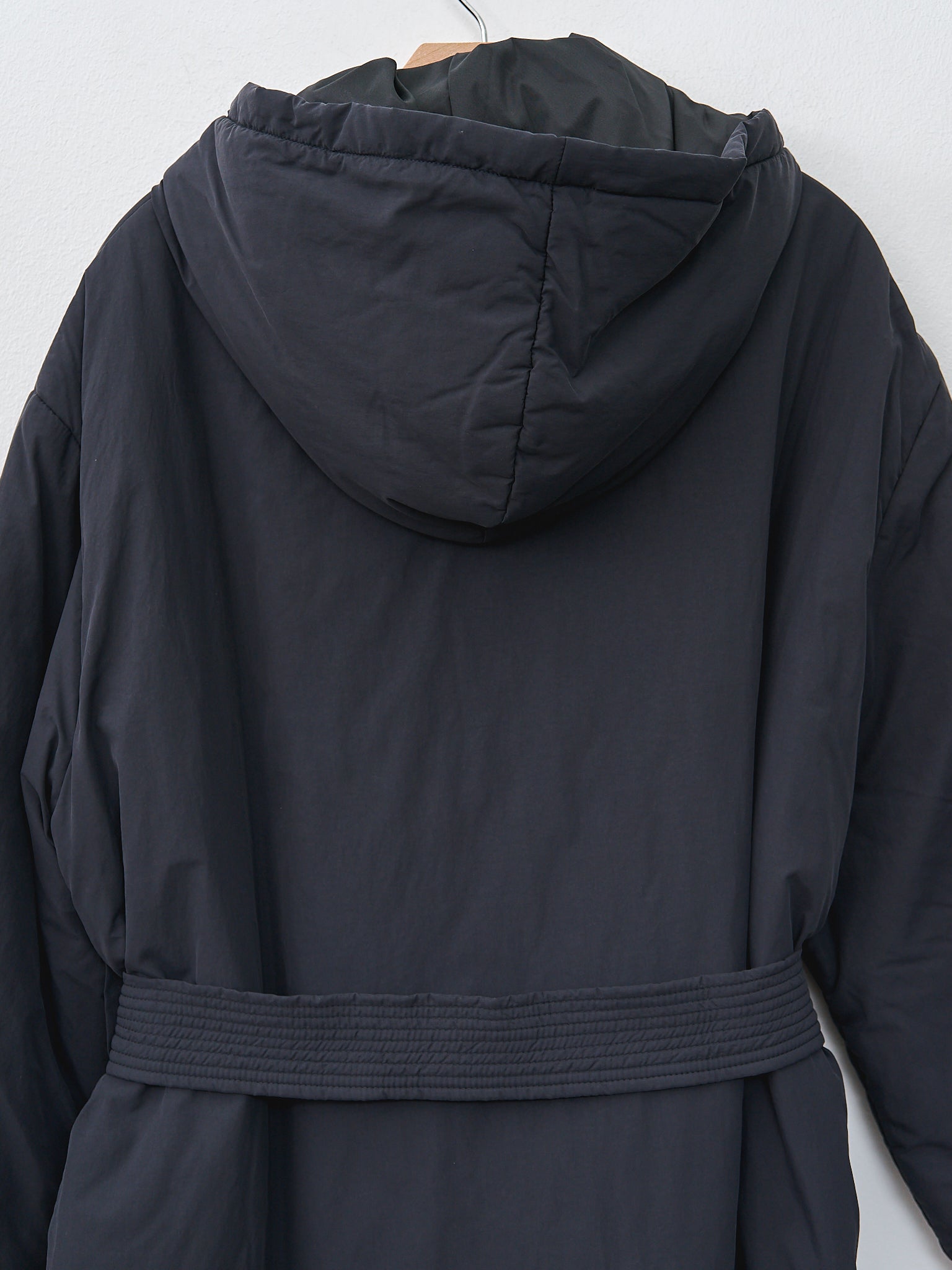 Namu Shop - Studio Nicholson Kariba Belted Wrap Puffer Coat - Black