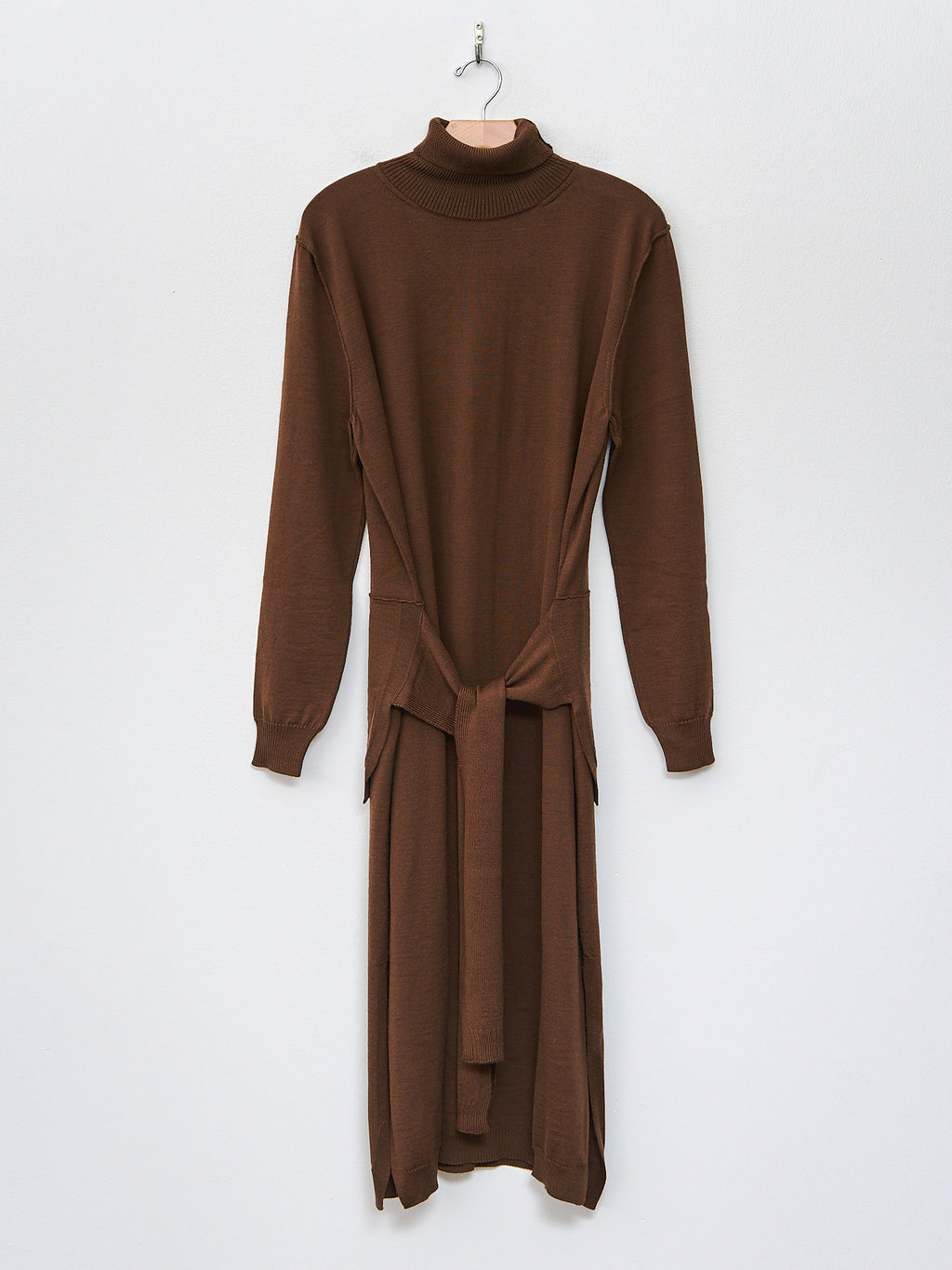 Namu Shop - Lemaire Trompe L'oeil Dress - Hazelnut Brown