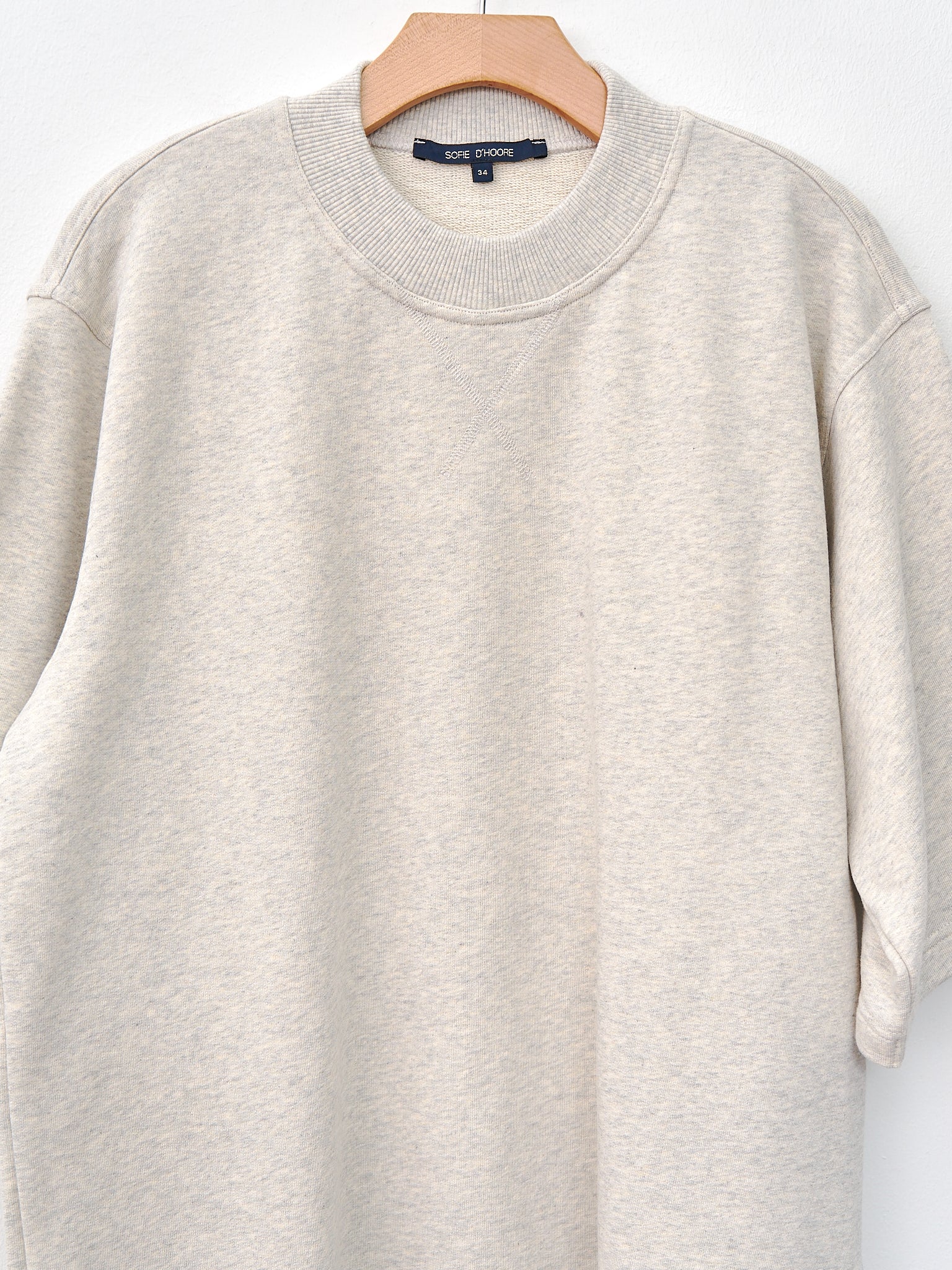 Namu Shop - Sofie D'Hoore Thebe Sweatshirt - Pearl Melange