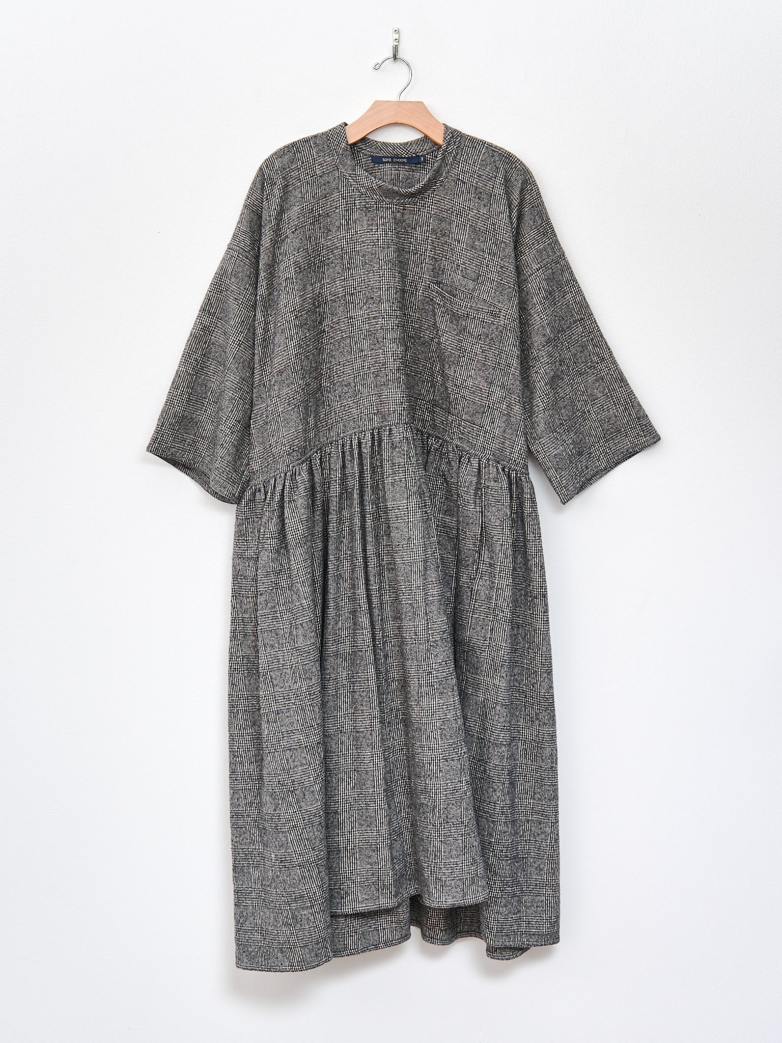 Namu Shop - Sofie D'Hoore Delos Dress - Prince of Wales Gray