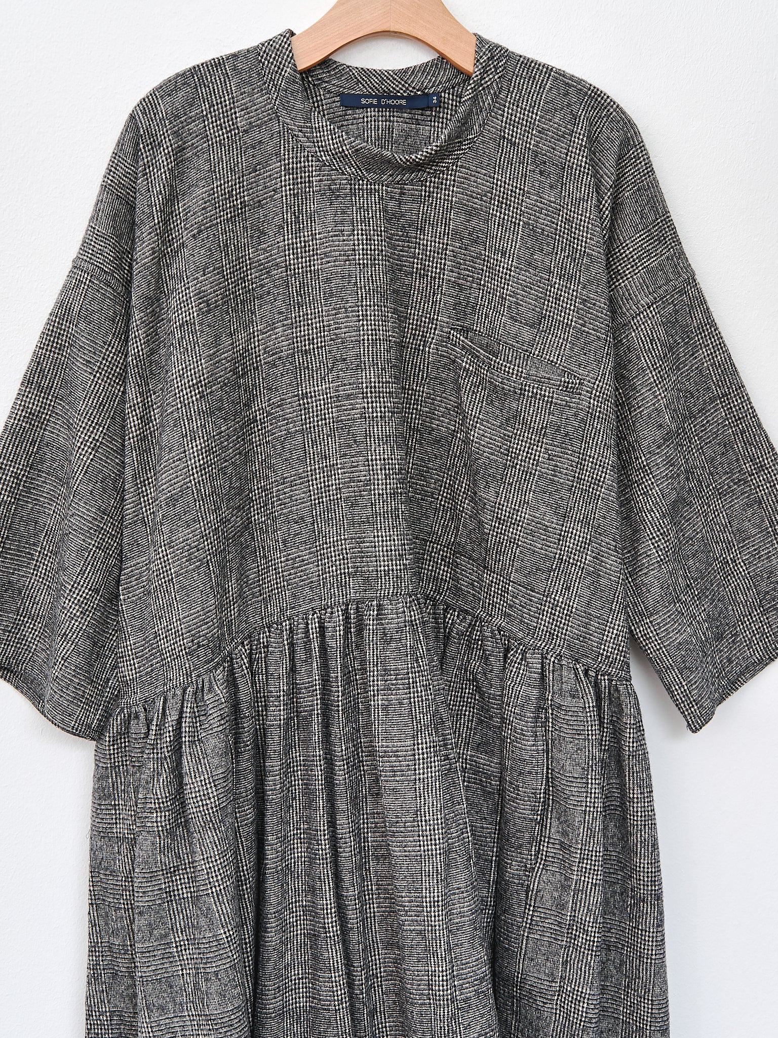 Namu Shop - Sofie D'Hoore Delos Dress - Prince of Wales Gray