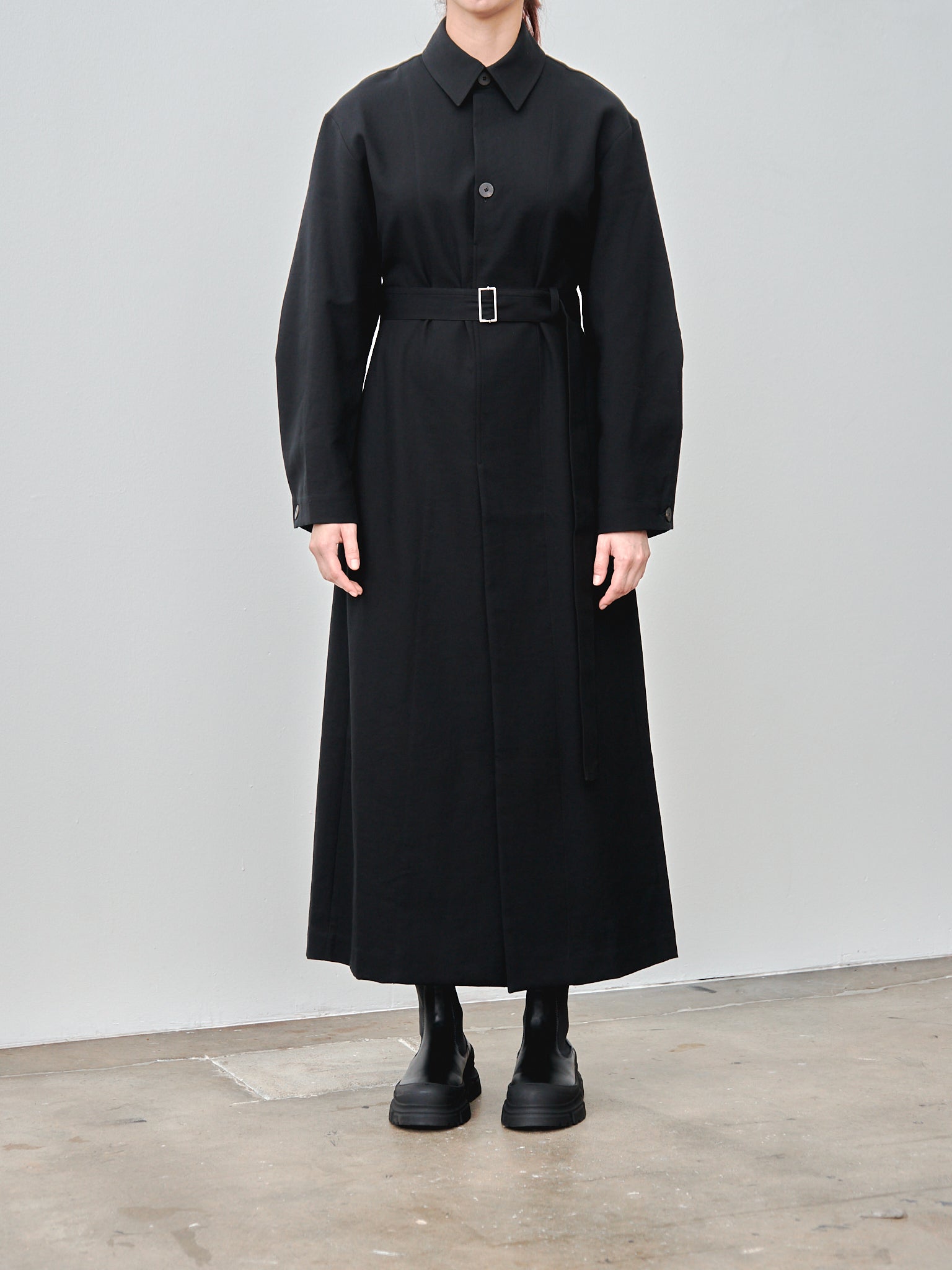 Namu Shop - Studio Nicholson Mor Wrap Dress - Black