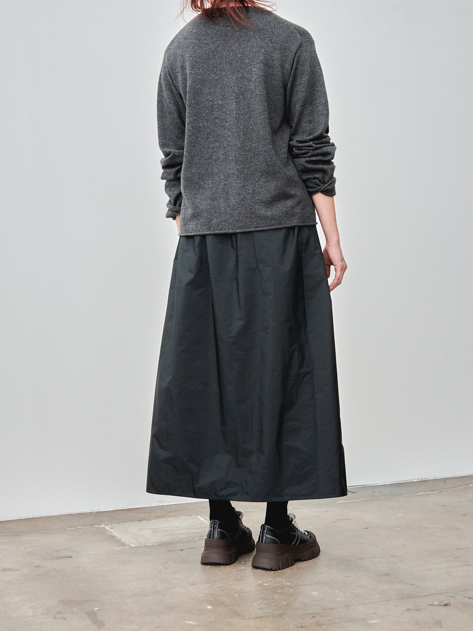 Namu Shop - Sofie D'Hoore Malou Knit - Charcoal Melange