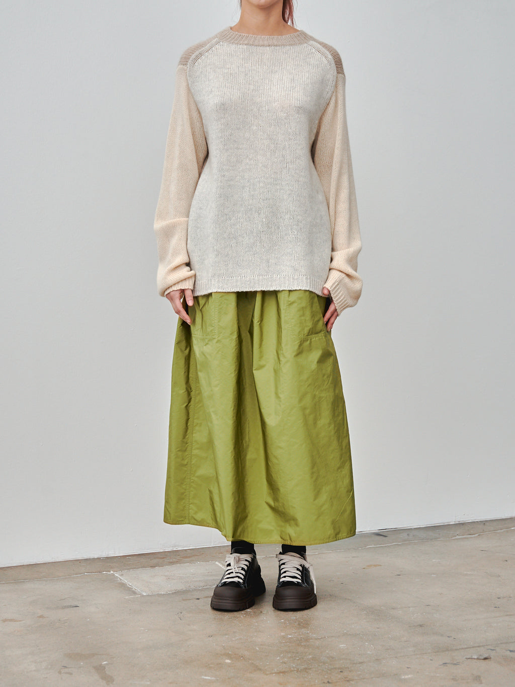 Namu Shop - Sofie D'Hoore Matcha Knit - Combi 1 (Oatmeal, Gray, Ivory Melange)