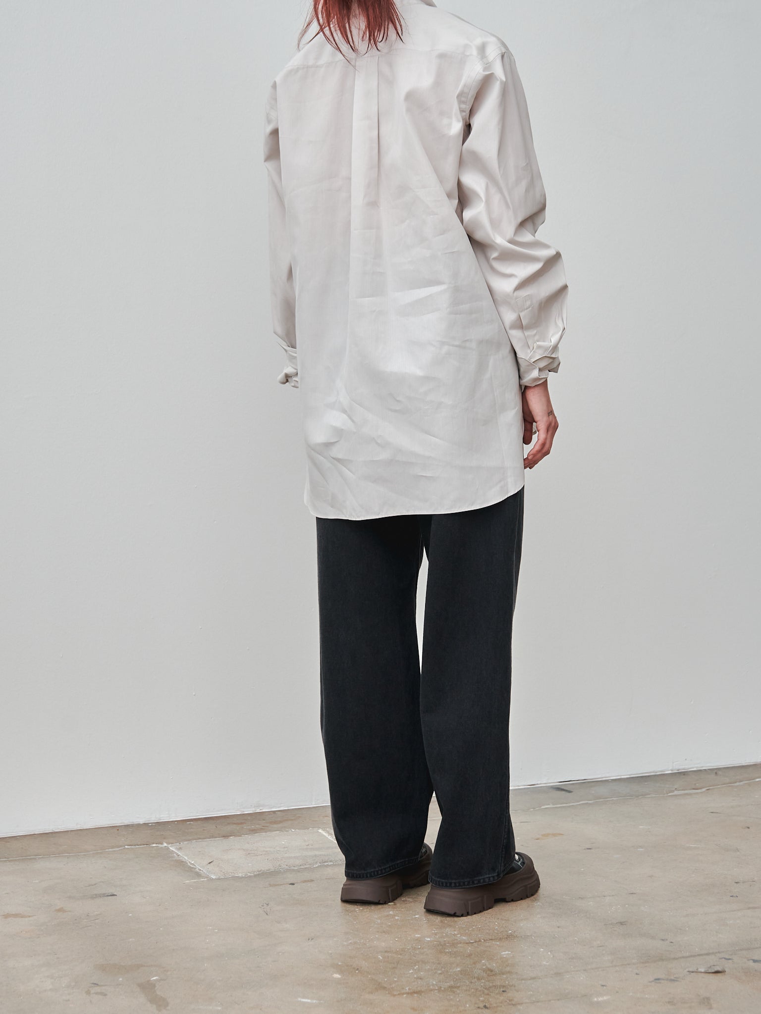 Namu Shop - Sofie D'Hoore Bow Shirt - Pearl