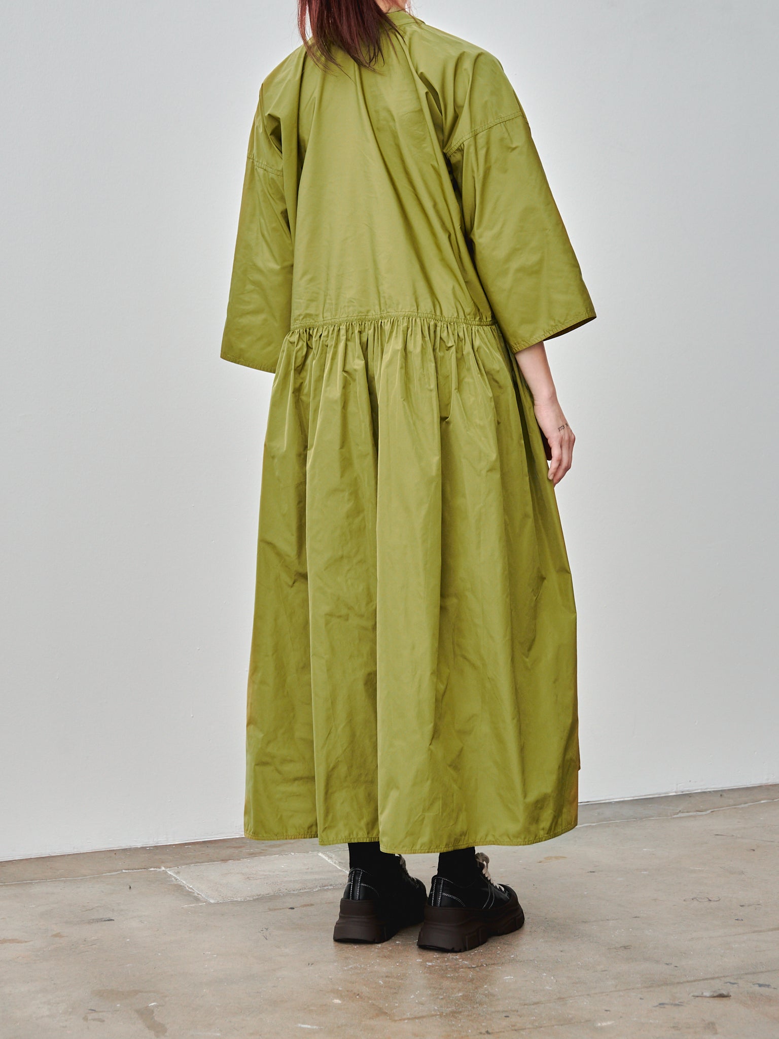Namu Shop - Sofie D'Hoore Delos Dress - Olive Oil