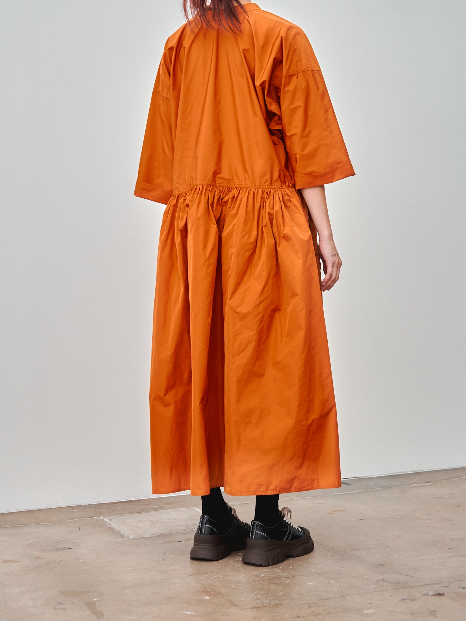 Namu Shop - Sofie D'Hoore Delos Dress - Curcuma (Orange)