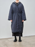 Namu Shop - Studio Nicholson Kariba Belted Wrap Puffer Coat - Black