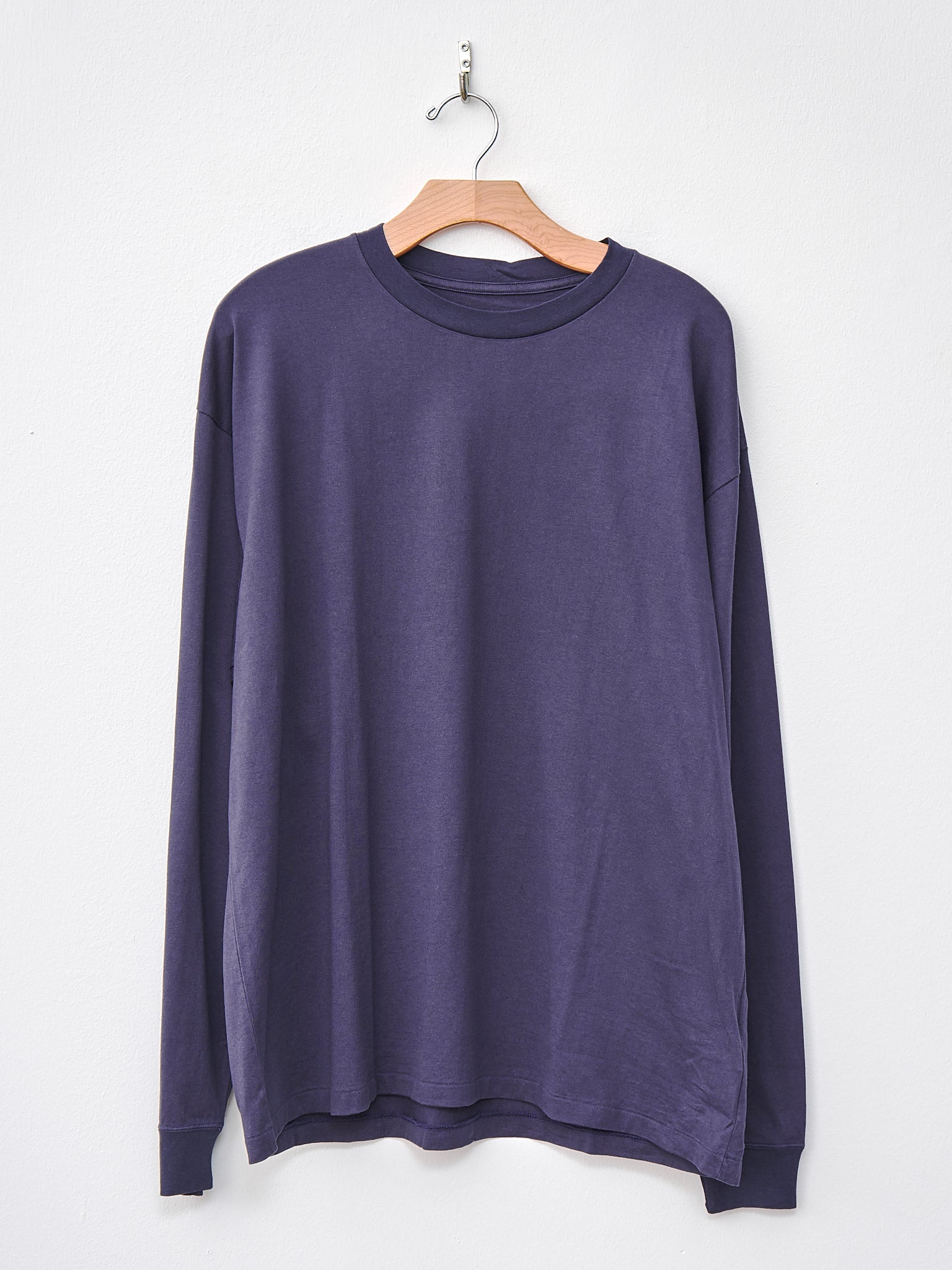 【良好品】 Namu Shop - Herill Suvin Cotton L/S Tee - Navy トップス