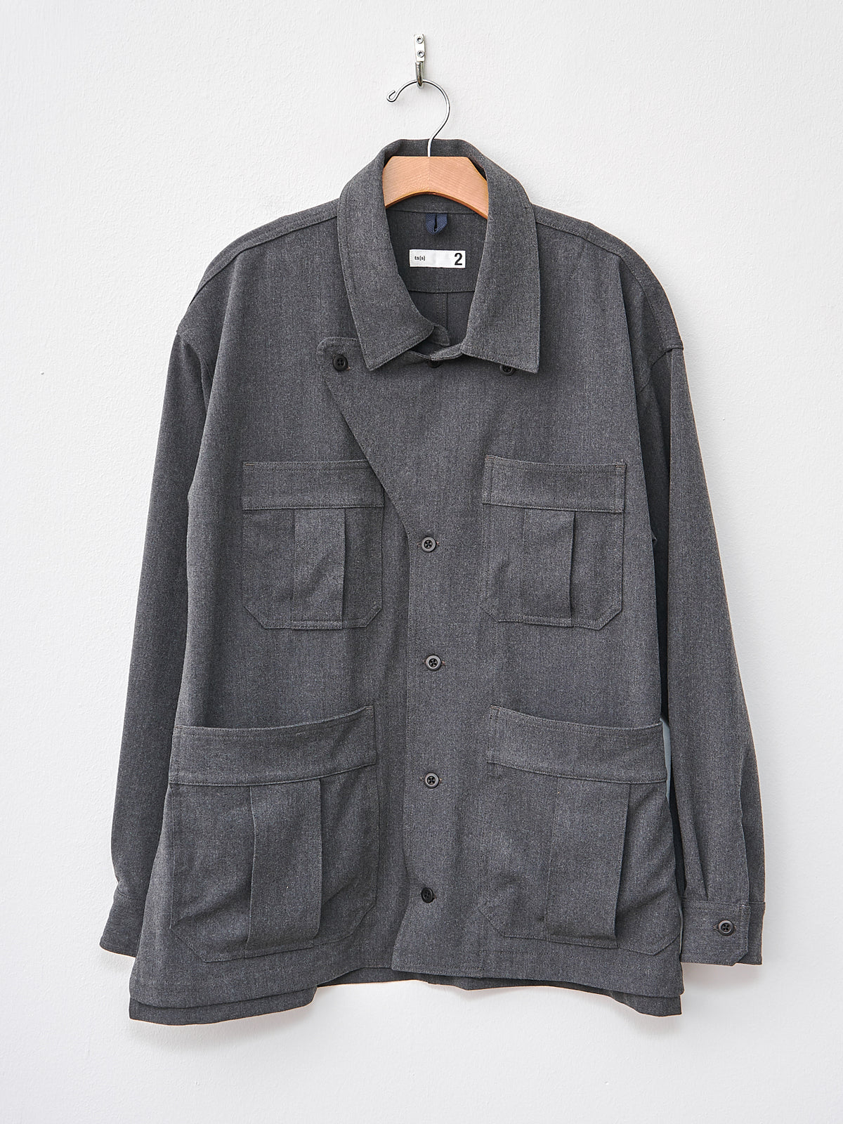 Namu Shop - ts(s) Thermolite Stretch Military Shirt Jacket - Charcoal