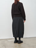 Namu Shop - Studio Nicholson Carson Darted Volume Skirt - Black