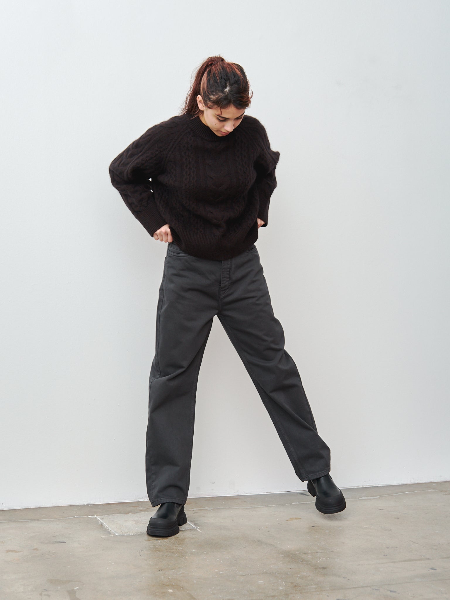 Namu Shop - Studio Nicholson Ruthe Pant - Tarmac
