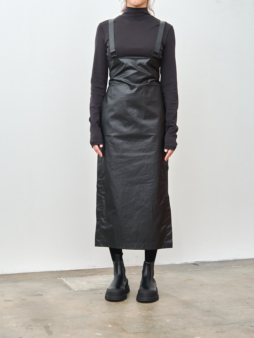 Namu Shop - Lemaire Rib Turtleneck - Squid Ink