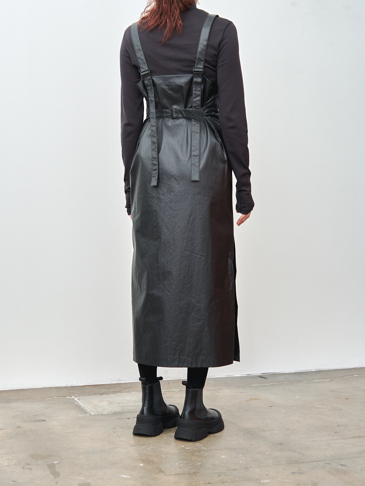 Namu Shop - Lemaire Skirt with Straps - Ash Black