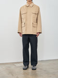 Namu Shop - Document Ultra Double Cloth Suede Field Jacket - Beige