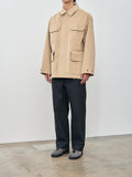 Namu Shop - Document Ultra Double Cloth Suede Field Jacket - Beige