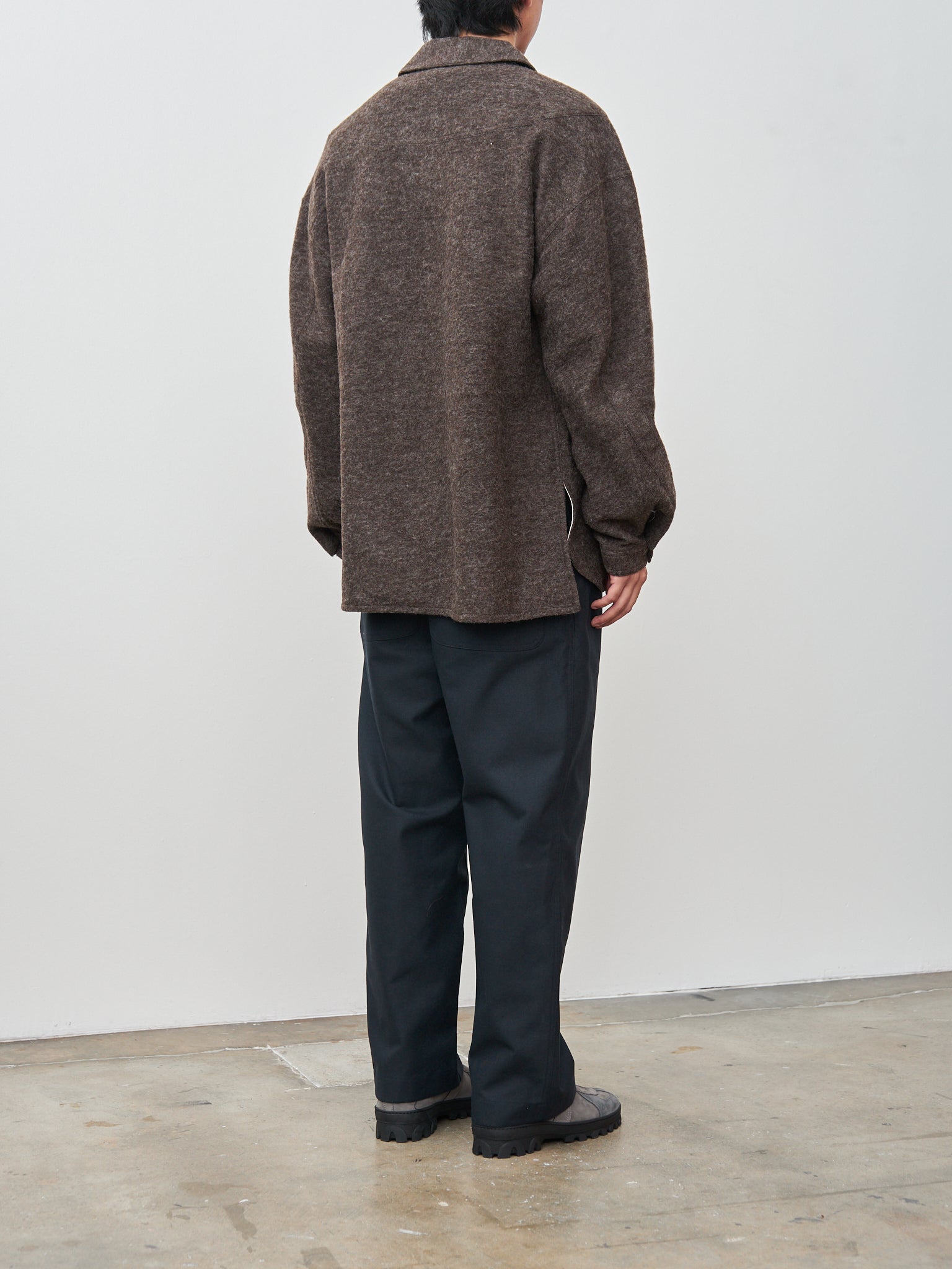 Namu Shop - Document Wool Shirting Jacket - Brown