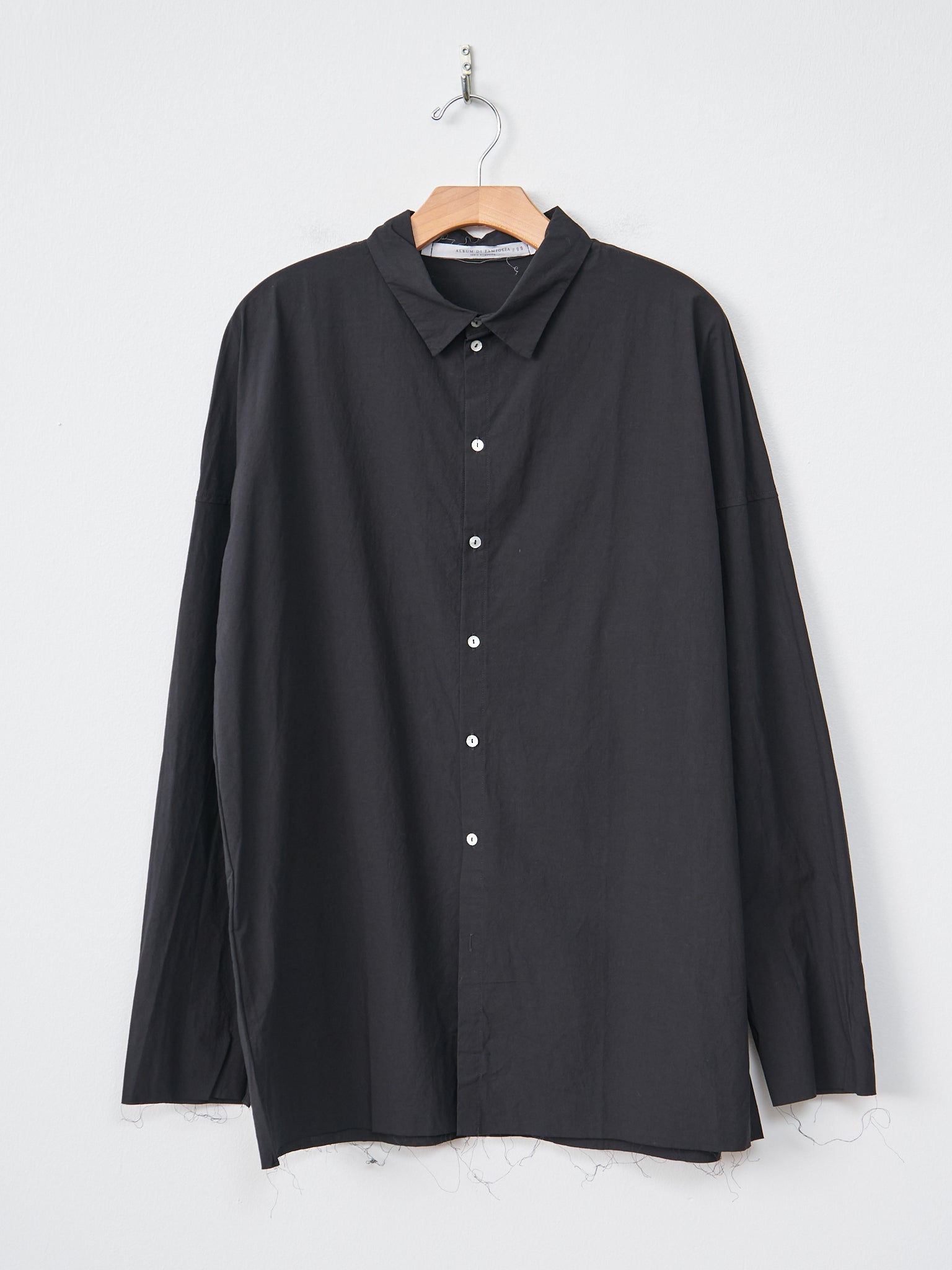 半額SALE★ Namu Shop Shirt Collar Unisex Wrinkled Famiglia di Album - トップス