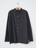 Namu Shop - Album di Famiglia Wrinkled Unisex Collar Shirt - Black