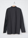 Namu Shop - Album di Famiglia Wrinkled Unisex Collar Shirt - Black