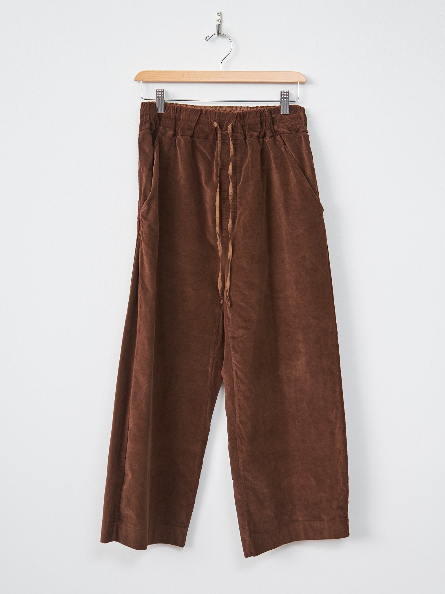 Namu Shop - Album di Famiglia Velvet W&S Trousers - Coffee